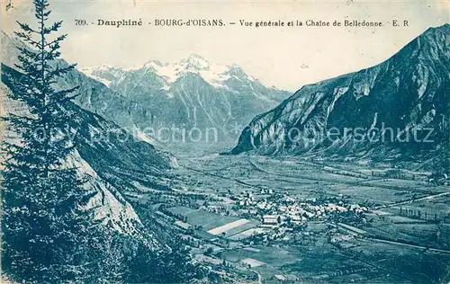 AK / Ansichtskarte Dauphine Bourg d Oisans Chalne de Belledonne Dauphine