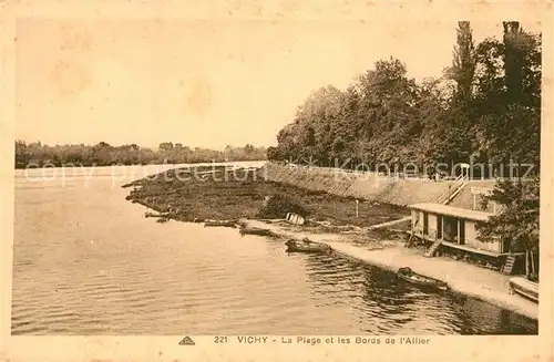 AK / Ansichtskarte Vichy_Allier Plage Bords de l Allier Vichy Allier
