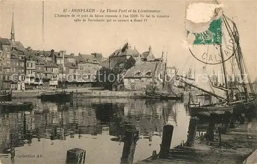 AK / Ansichtskarte Honfleur Port Lieutenance Honfleur
