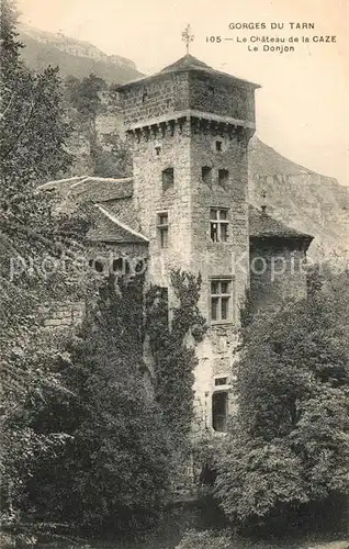 AK / Ansichtskarte Gorges_du_Tarn Chateau de la Caze Le Donjon Gorges_du_Tarn