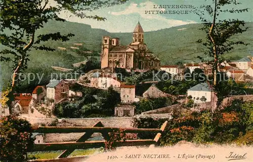 AK / Ansichtskarte Auvergne_Region Saint Nectaire Kirche Auvergne Region