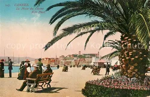 AK / Ansichtskarte Cannes_Alpes Maritimes Place du Casino Cannes Alpes Maritimes