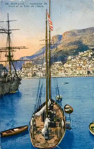 AK / Ansichtskarte Monaco Port Tete de Chien Monaco