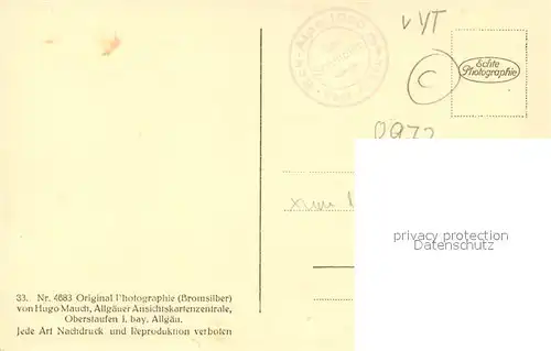 AK / Ansichtskarte Oberstaufen Eck Alpe Oberillertal Allgaeuer Hochgebirgskranz Oberstaufen