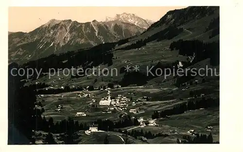 AK / Ansichtskarte Riezlern_Kleinwalsertal_Vorarlberg Panorama Riezlern_Kleinwalsertal