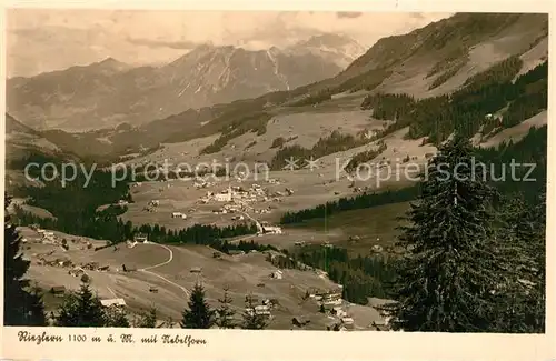 AK / Ansichtskarte Riezlern_Kleinwalsertal_Vorarlberg Panorama Nebelhorn Riezlern_Kleinwalsertal