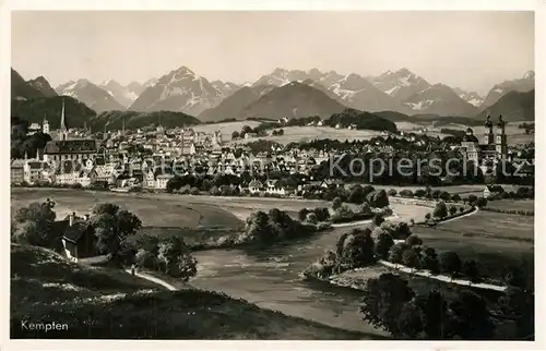 AK / Ansichtskarte Kempten_Allgaeu Panorama Kempten Allgaeu