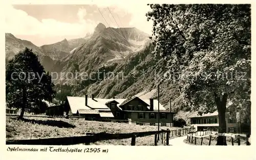 AK / Ansichtskarte Spielmannsau Trettachspitze Spielmannsau