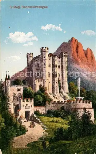 AK / Ansichtskarte Hohenschwangau Schloss Hohenschwangau