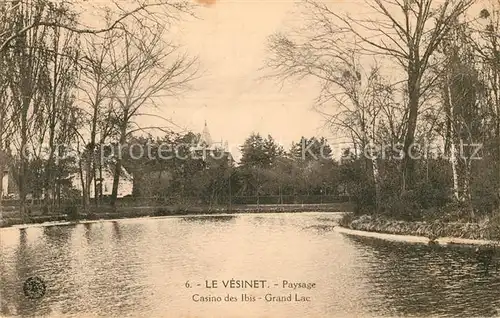 AK / Ansichtskarte Le_Vesinet Paysage Casino des Ibis Grand Lac Le_Vesinet