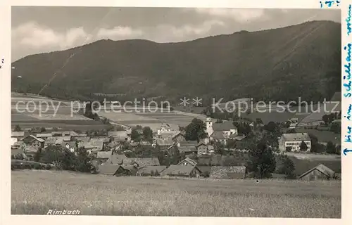 AK / Ansichtskarte Rimbach_Bayrischer_Wald Panorama Rimbach_Bayrischer_Wald