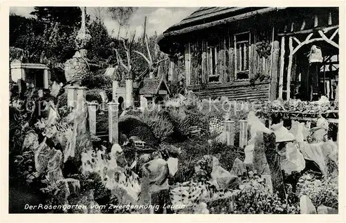 AK / Ansichtskarte Woelfelsgrund Rosengarten Zwergenkoenig Lauris Waldmuseum Woelfelsgrund