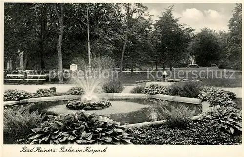 AK / Ansichtskarte Bad Reinerz Kurpark Brunnen Bad Reinerz