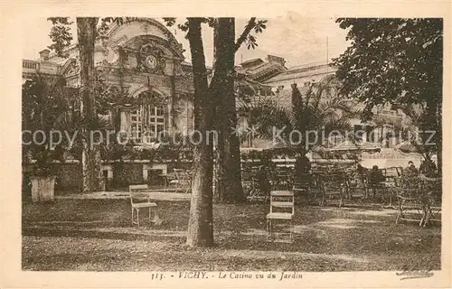 AK / Ansichtskarte Vichy_Allier Le Casino vu du Jardin Vichy Allier