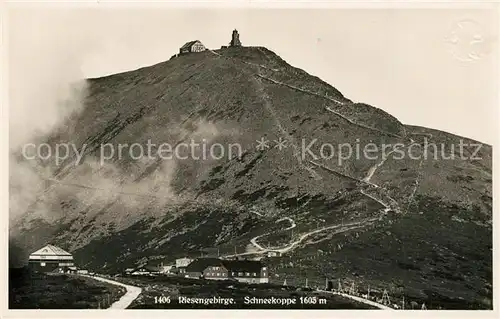 AK / Ansichtskarte Riesengebirge Schneekoppe Riesengebirge