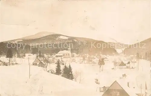AK / Ansichtskarte Harrachsdorf Winterlandschaft Harrachsdorf