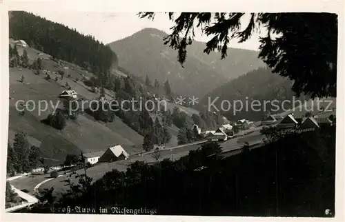 AK / Ansichtskarte Gross_Aupa_Tschechien Panorama Gross_Aupa_Tschechien
