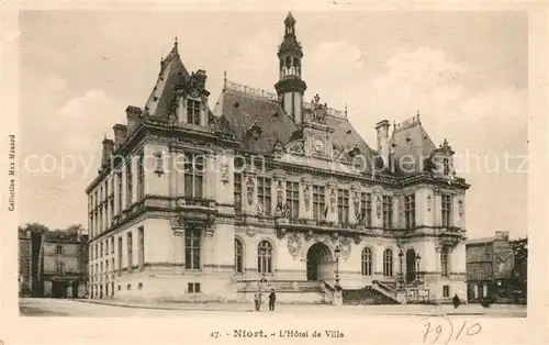 AK / Ansichtskarte Niort Hotel de Ville Niort