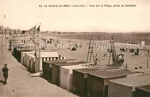 AK / Ansichtskarte Baule_sur_Mer_La Plage Remblal Baule_sur_Mer_La