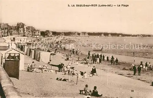 AK / Ansichtskarte Baule_sur_Mer_La Strand Baule_sur_Mer_La