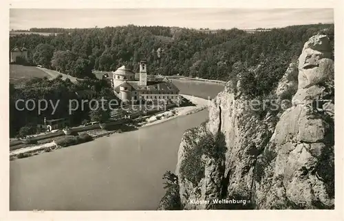 AK / Ansichtskarte Kloster_Weltenburg Panorama Kloster_Weltenburg