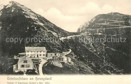 AK / Ansichtskarte Herzogstand Unterkunftshaus  Herzogstand