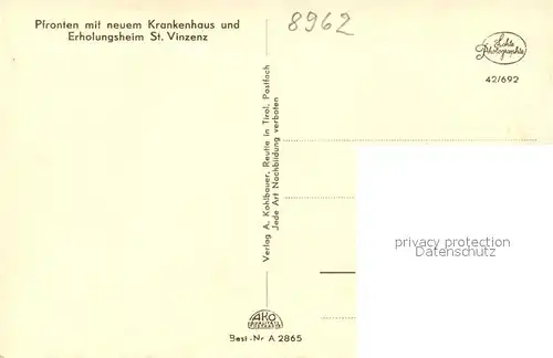 AK / Ansichtskarte Pfronten Panorama Edelsberg Pfronten