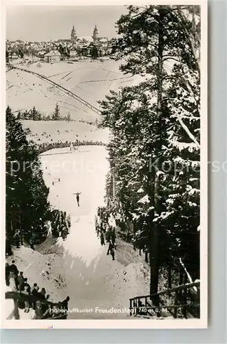 AK / Ansichtskarte Freudenstadt Winterlandschaft Skipiste Freudenstadt