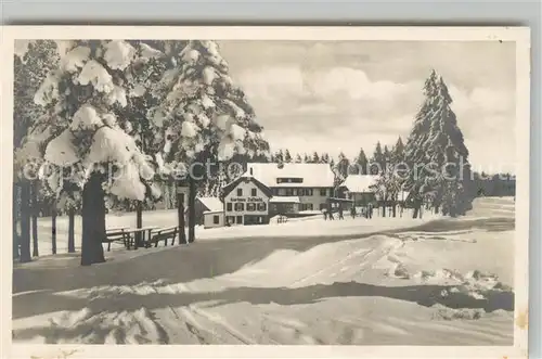 AK / Ansichtskarte Oppenau Kurhaus Wintersportplatz Zuflucht Oppenau