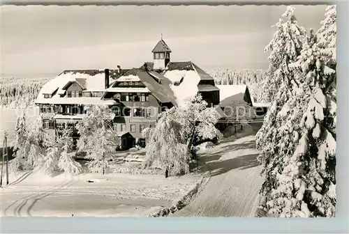 AK / Ansichtskarte Lamm_Kniebis Kurhotel Winter Lamm Kniebis