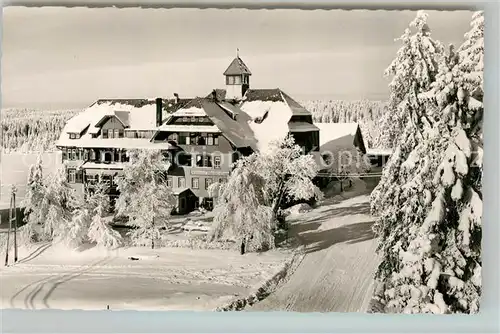 AK / Ansichtskarte Lamm_Kniebis Kurhotel Winterlandschaft Lamm Kniebis