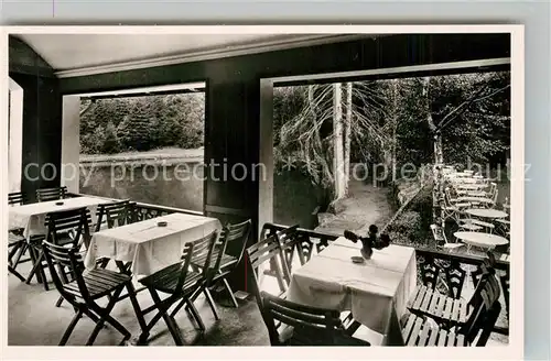 AK / Ansichtskarte Freudenstadt Kaffee Restaurant Langenwaldsee Speisesaal Freudenstadt