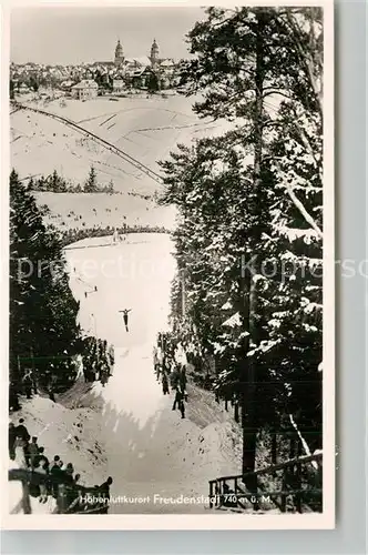 AK / Ansichtskarte Freudenstadt Winterlandschaft Skifahrer Freudenstadt