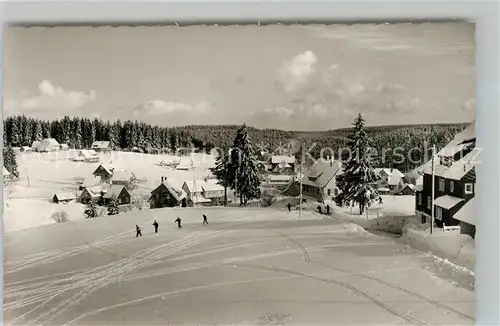 AK / Ansichtskarte Kniebis_Freudenstadt Winterlandschaft Kniebis_Freudenstadt