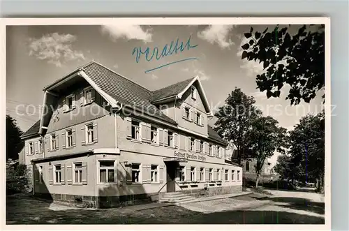 AK / Ansichtskarte Kniebis_Freudenstadt Pension Ochsen Kniebis_Freudenstadt