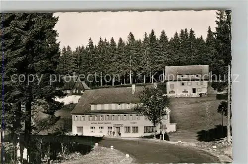 AK / Ansichtskarte Kniebis_Freudenstadt Gasthaus Pension Waldhorn Kniebis_Freudenstadt