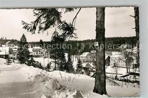 AK / Ansichtskarte Kniebis_Freudenstadt Winterpanorama Kniebis_Freudenstadt