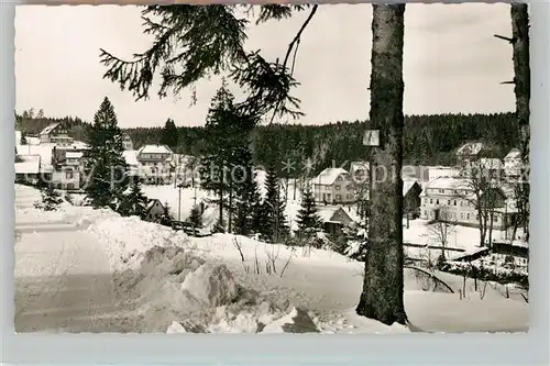 AK / Ansichtskarte Kniebis_Freudenstadt Winterpanorama Kniebis_Freudenstadt