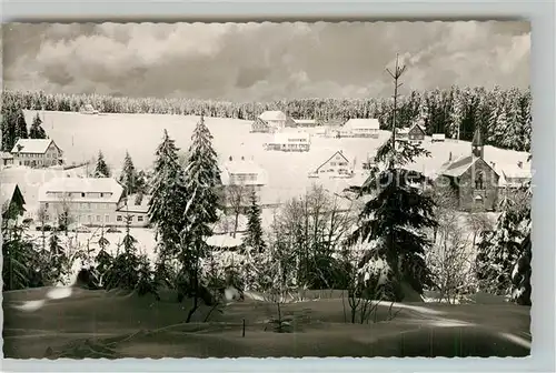 AK / Ansichtskarte Kniebis_Freudenstadt Winterpanorama Kniebis_Freudenstadt