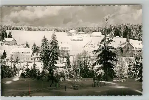 AK / Ansichtskarte Kniebis_Freudenstadt Winterlandschaft Kniebis_Freudenstadt