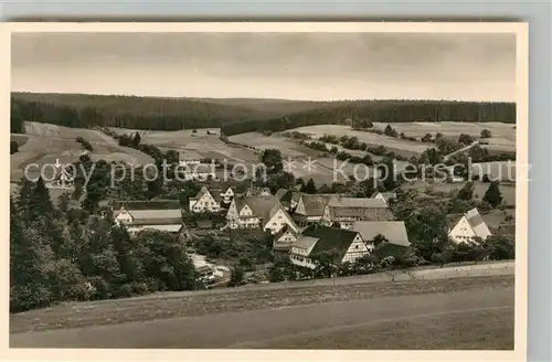 AK / Ansichtskarte Obermusbach_Freudenstadt Gasthaus Pension Sonnenblick Panorama Obermusbach_Freudenstadt
