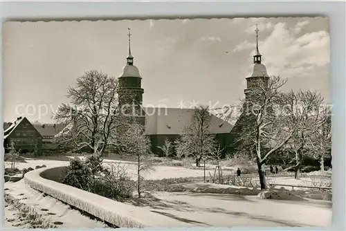 AK / Ansichtskarte Freudenstadt Kirche Winterlandschaft Freudenstadt