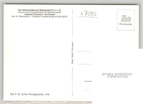 AK / Ansichtskarte Steinwald Gasthaus Pension Winterlandschaft Steinwald