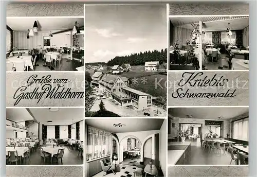 AK / Ansichtskarte Kniebis_Freudenstadt Gasthaus Waldhorn Kniebis_Freudenstadt