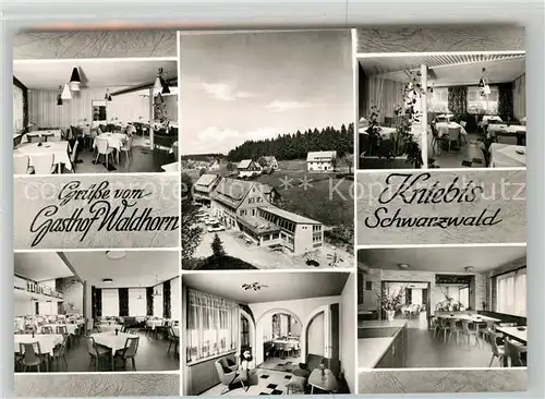 AK / Ansichtskarte Kniebis_Freudenstadt Gasthaus Waldhorn Kniebis_Freudenstadt