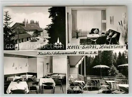 AK / Ansichtskarte Kniebis_Freudenstadt Hotel Hohentann Kniebis_Freudenstadt