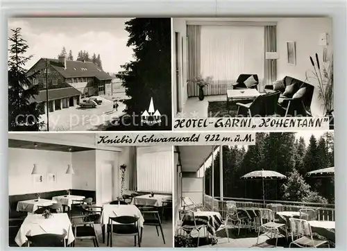AK / Ansichtskarte Kniebis_Freudenstadt Hotel Garnie Hohentann Kniebis_Freudenstadt