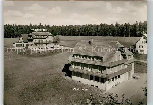 AK / Ansichtskarte Kniebis_Freudenstadt Luftkurheim Waldesruhe Waldheimat Kniebis_Freudenstadt