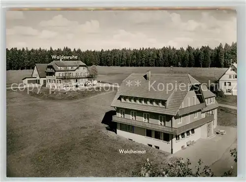 AK / Ansichtskarte Kniebis_Freudenstadt Luftkurheim Waldesruhe Waldheimat Kniebis_Freudenstadt