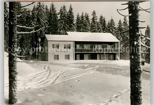 AK / Ansichtskarte Kniebis_Freudenstadt Haus Sonnenblick Winter Kniebis_Freudenstadt